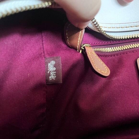 Coach Dreamer Chalk Signature Crossbody Tote Bag Style 54160 - Picture 14 of 16